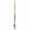 Ekena Millwork Saratoga Rough Sawn Timber Gable Bracket, Douglas Fir, 96"W x 48"H x 2"D x 6"F, 12/12 Pitch GBW096X48X0206SAR00RDF - alternate 3